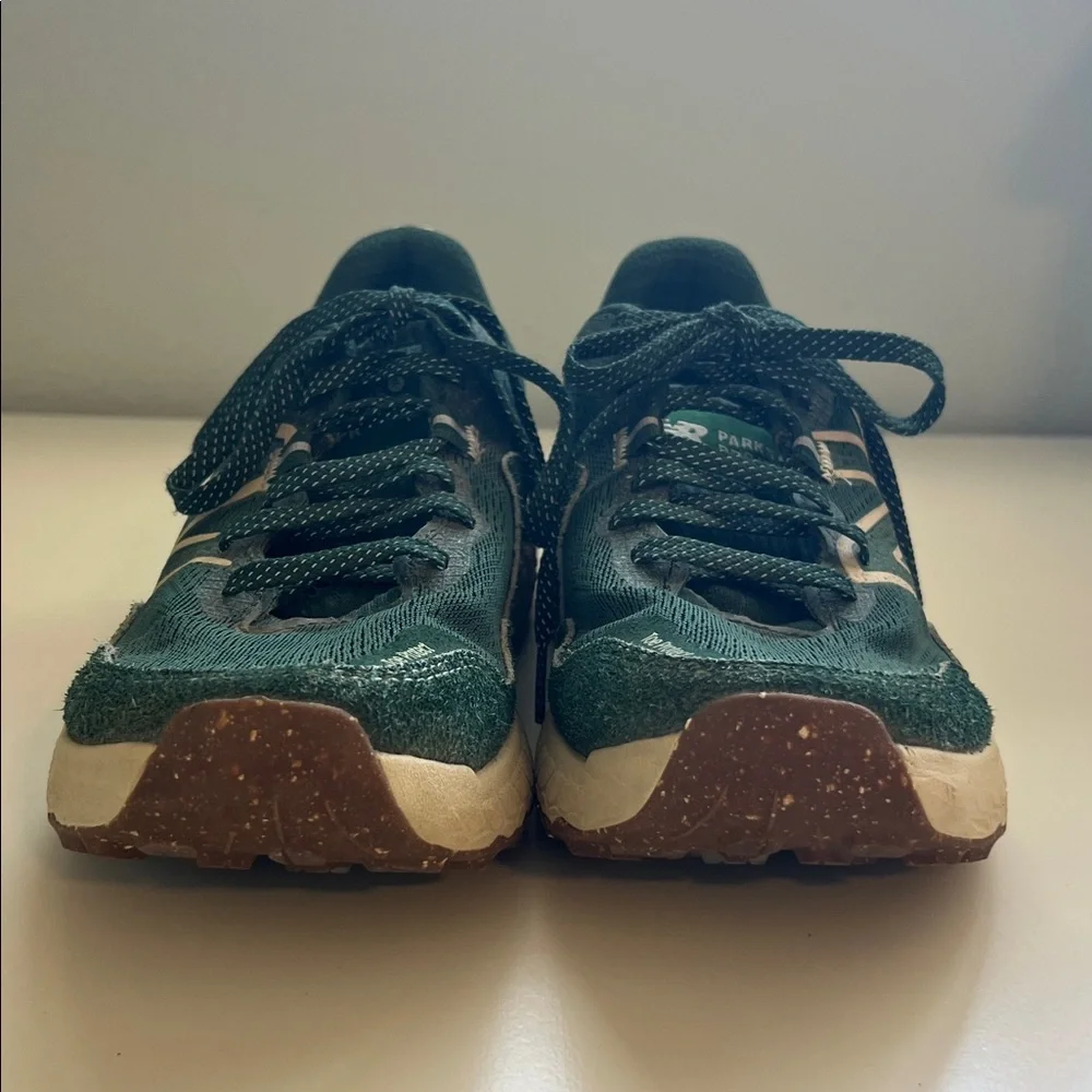 Limited Edition New Balance Parks Project Forest Green Hiking Sneakers. - Picture 3 of 8